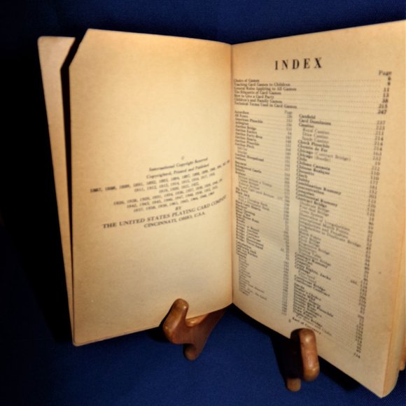 Vintage Official Rules of Card Games 56th Edition 1969 U.S. Playing Card Company - Picture 5 of 6